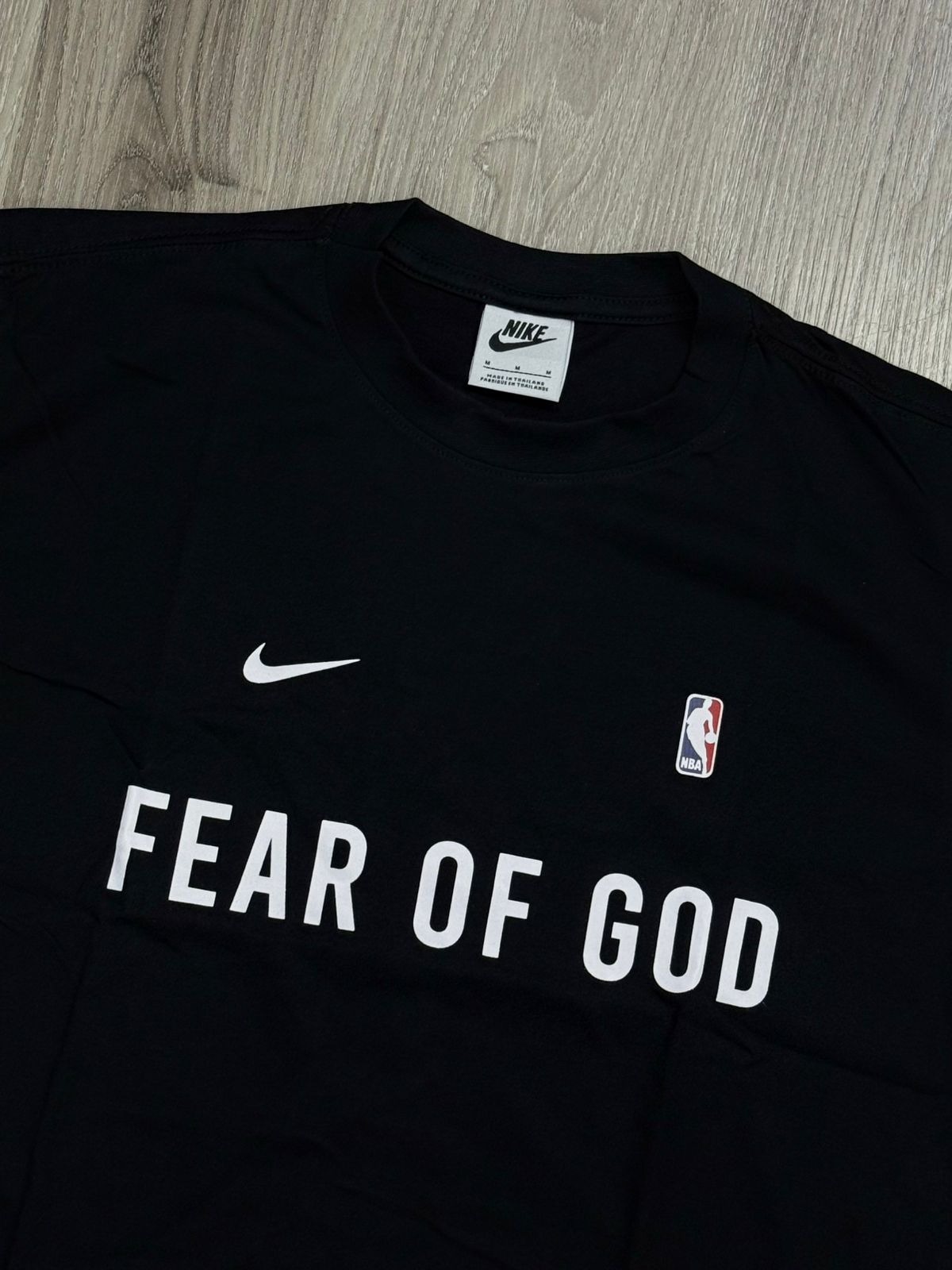 CAMISETA NK NEW NBA FEAR OF GOD - PRETA