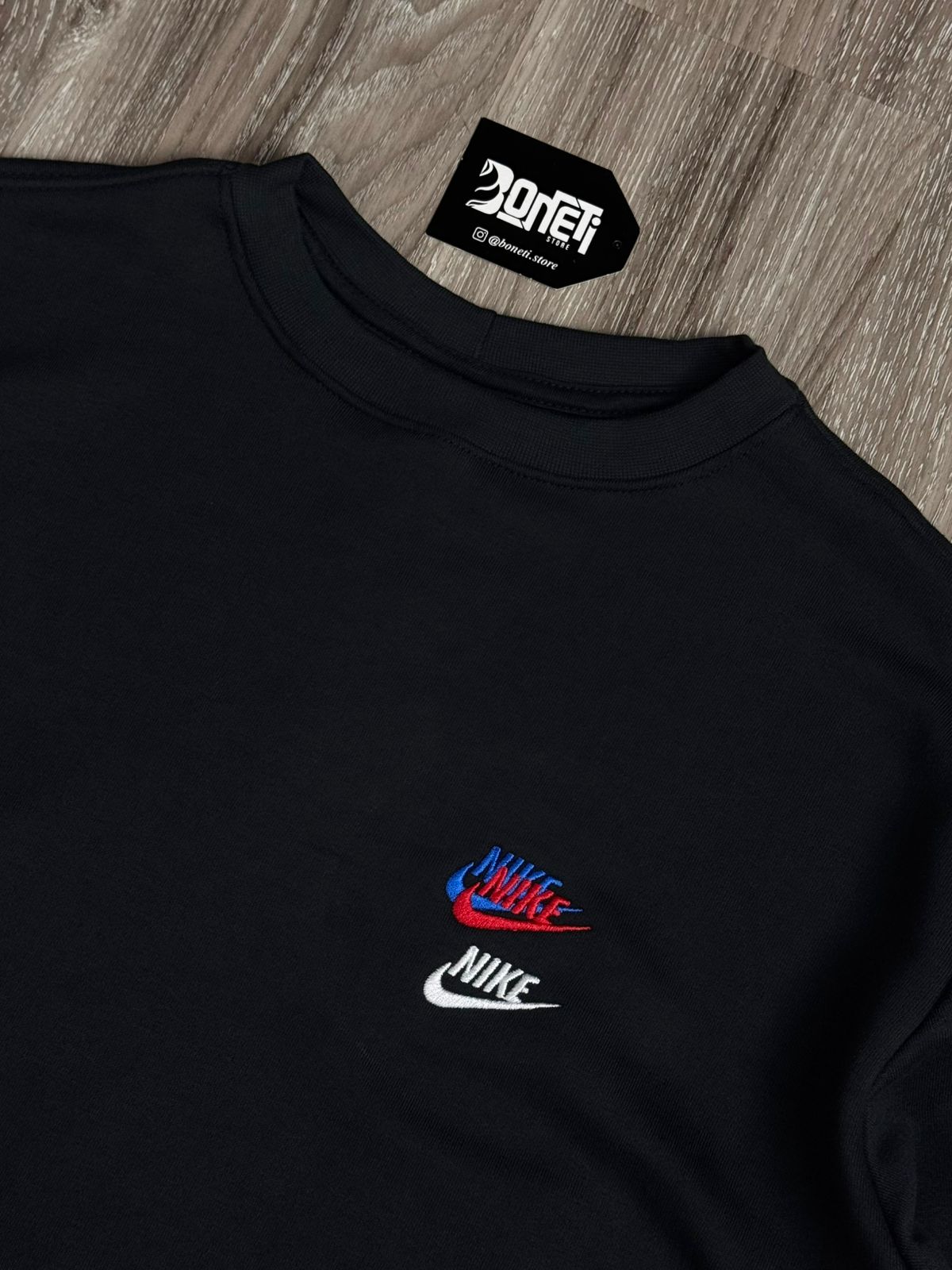 MOLETOM CARECA NK MULTI SWOOSH - PRETO