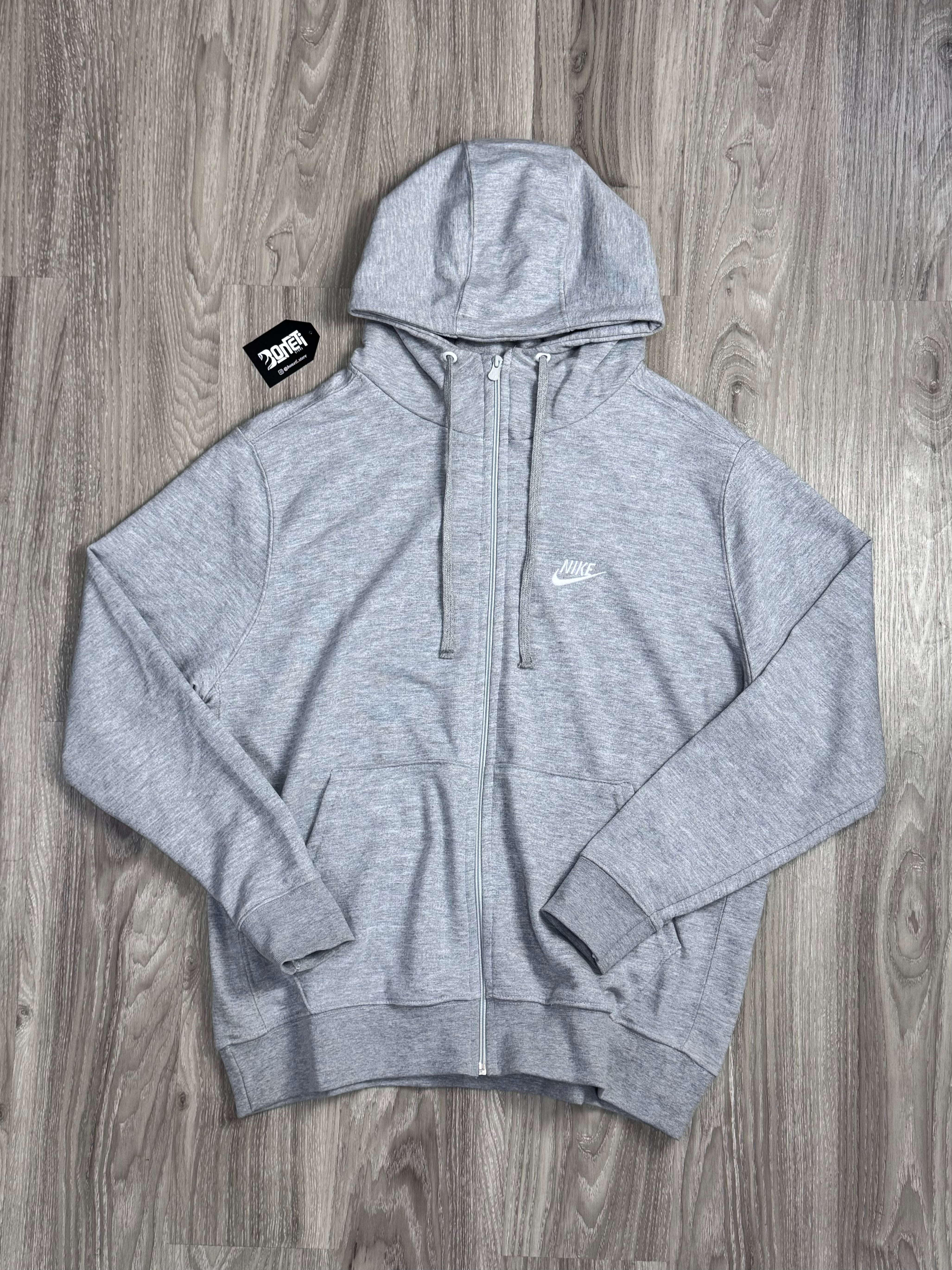 MOLETOM C/ ZÍPER NK CLUB - CINZA