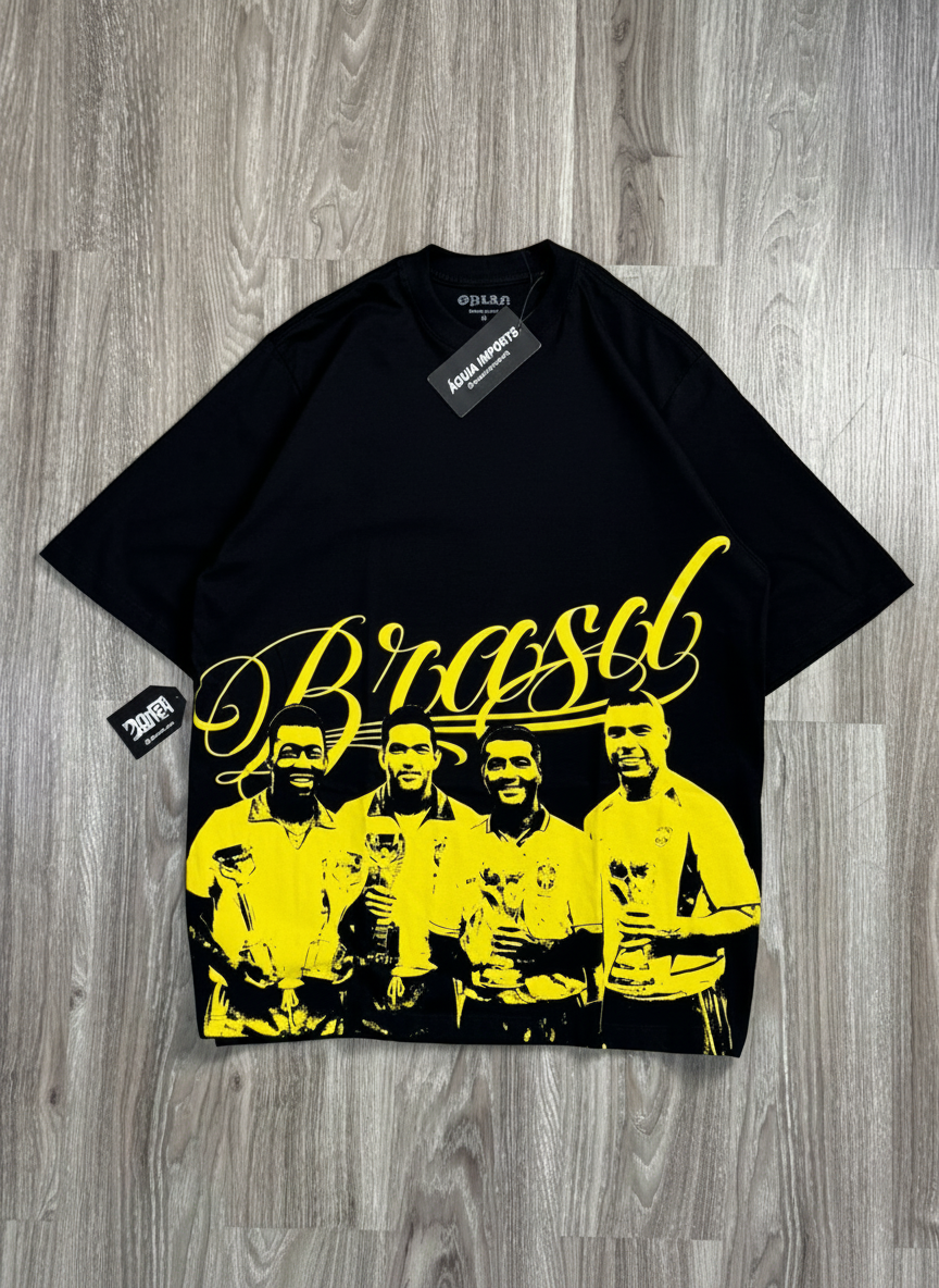 CAMISETA OVERSIZED OPLAN LEGENDS - PRETA