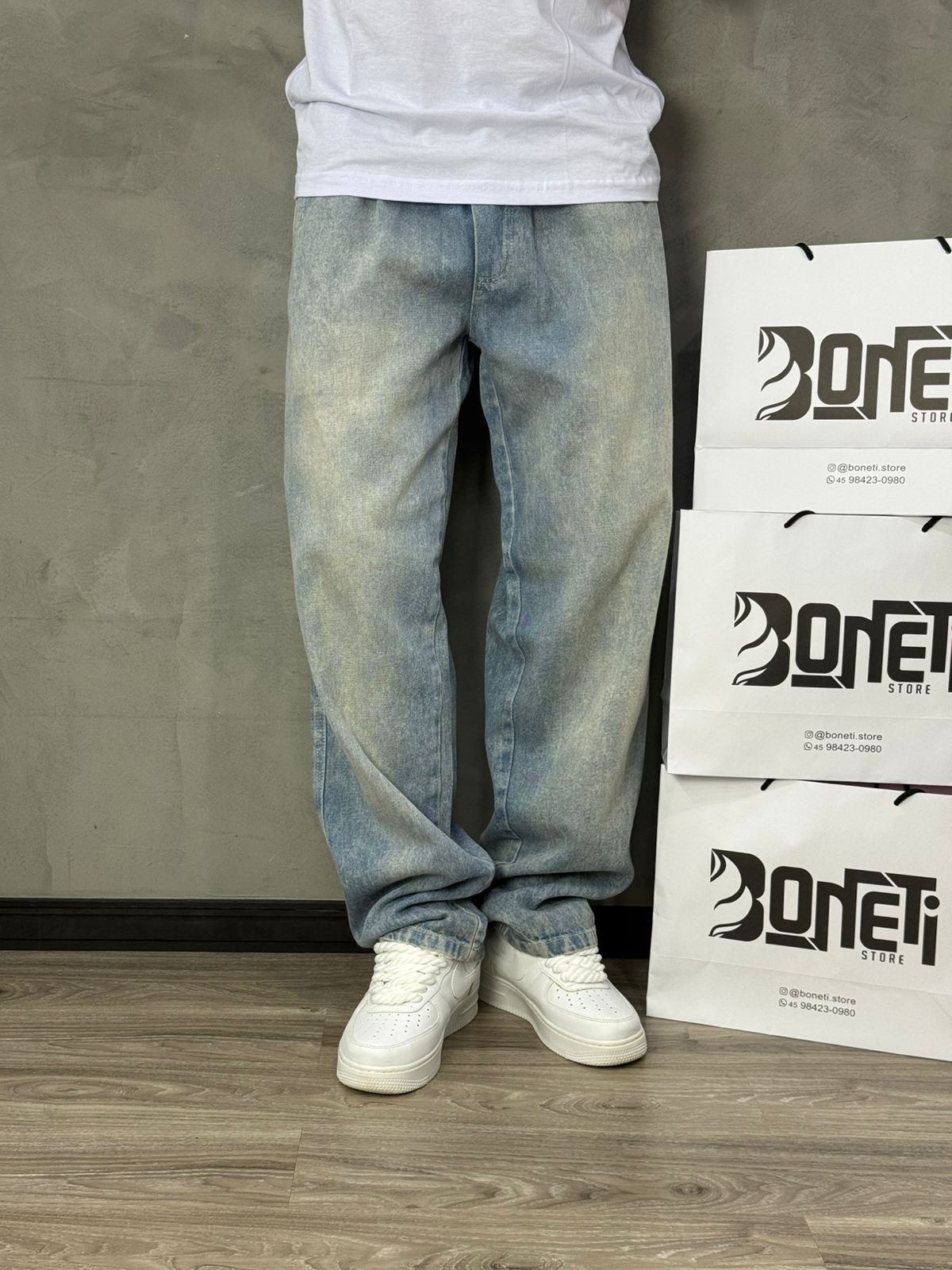 CALÇA BAGGY JEANS CLARA MJ
