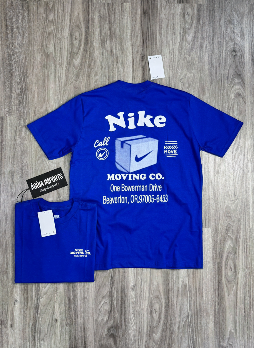 CAMISETA NK MOVING CO - AZUL ROYAL