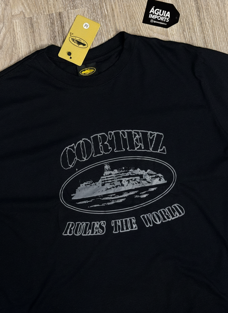 CAMISETA CORTEIZ RULES - PRETA