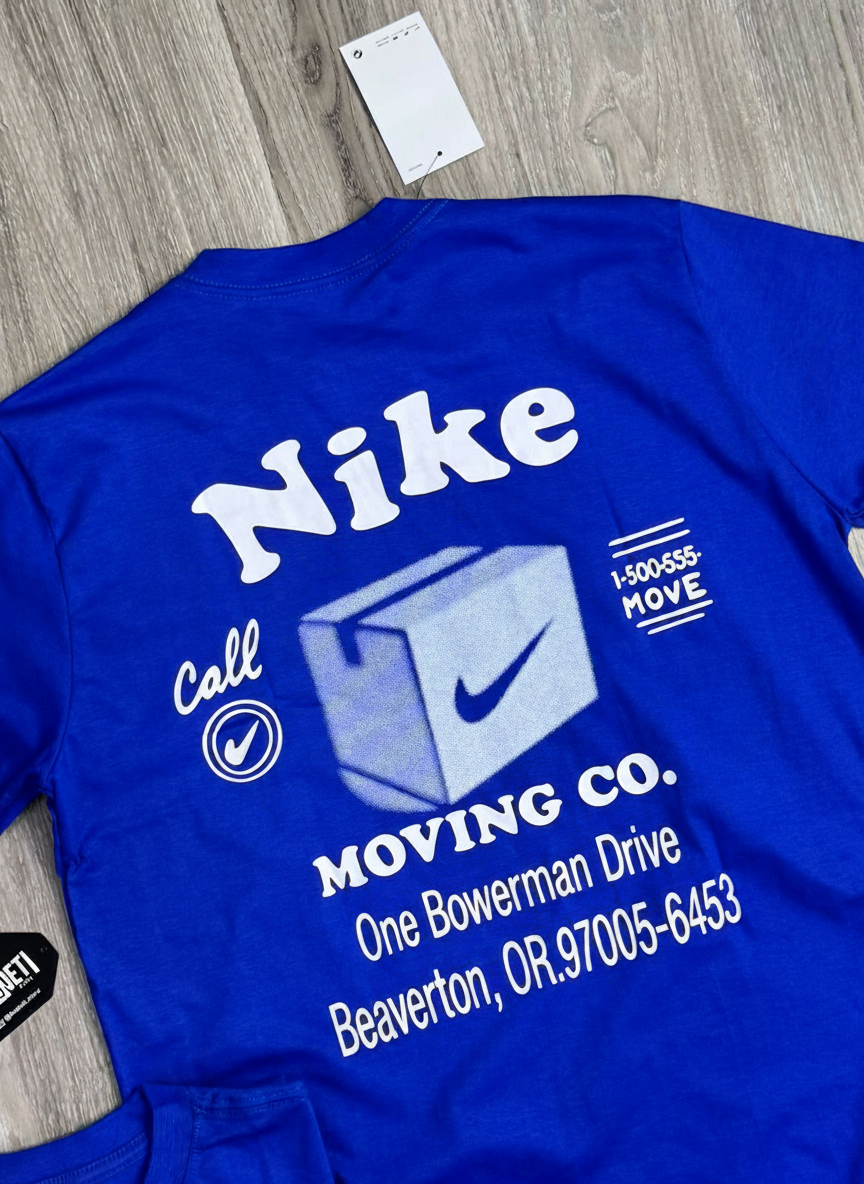 CAMISETA NK MOVING CO - AZUL ROYAL